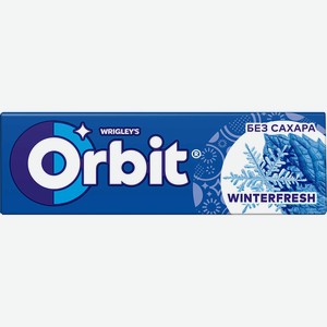 Жевательная резинка Winterfresh Orbit, 0,014 кг