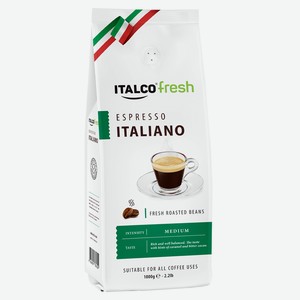 Кофе зерно Espresso Italiano 1000 г Italco, 1 кг
