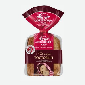 Хлеб Тостовый Аютинский хлеб нарезка подсолнечник-лен, 330г