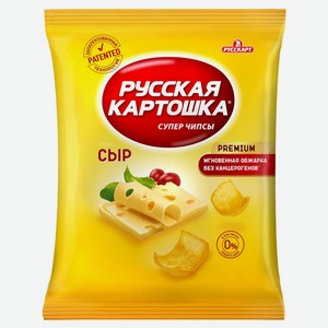 Чипсы картофельные Русская Картошка со вкусом сыра 140 г