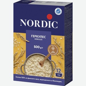 Хлопья овсяные Финский Геркулес Nordic 0,5 кг