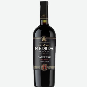 Вино Меджида Саперави красное сухое 13% 750мл