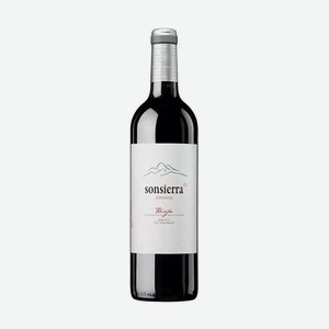 Вино SONSIERRA CRIANZA красное сухое 13.5% 0.75л Испания Риоха