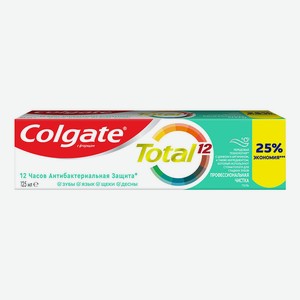 Зубная паста Colgate Total 12 Комплексный уход 125 мл