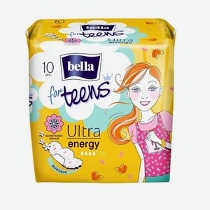Прокладки гигиенические  bella for teens energy  deo, 10 шт./уп., 0,052 кг