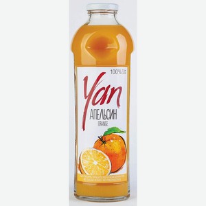 Сок апельсиновый без сахара Yan 0.93л