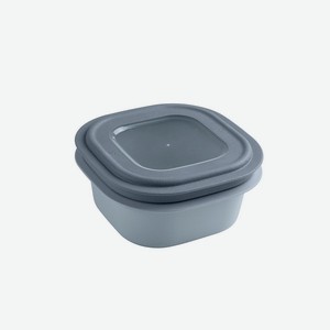 Контейнер для хранения продуктов 0.5л серо-голубой Sunware, 0,141 кг