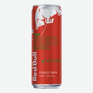 Энергетический напиток Red Bull Red Edition со вкусом арбуза газированный 355 мл