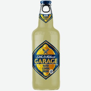 Напиток пивной Garage Hard Lemon пастеризованный 4.6% 400мл