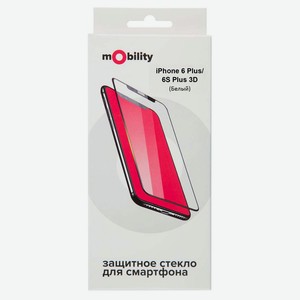Защитное стекло mObility для iPhone 6 Plus/6S Plus Full Screen 3D белое