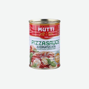 Соус Мутти томатный для пиццы ароматизированный 0,400кг ж/б
