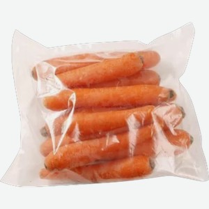 Морковь мытая упаковка, 1кг
