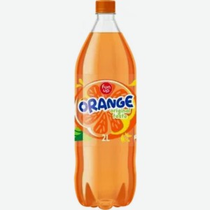 Напиток FUN UP со вкусом апельсина безалкогольный сильногазированный ПЭТ 2л