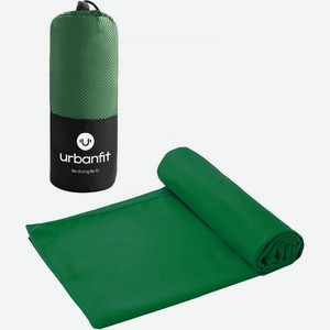 Полотенце спортивное охлаждающее Urbanfit 70х140 см, микрофибра, темно-зеленое (377008)