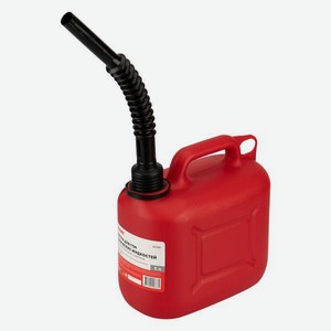 Канистра для бензина Rexant пластиковая, 5 л, красная (80-0201)