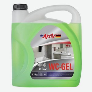 Чистящее кислотное средство для туалетных и ванных комнат Dr. Aktiv Professional WC-GEL, 5,3 кг (802622)