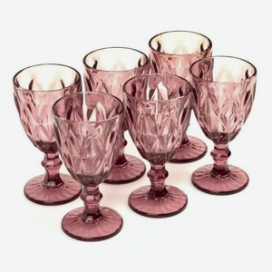 Набор бокалов HOMIUM розовый, 6 шт (371MH-8-16)