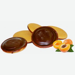 Печенье бисквитное с абрикосовой начинкой  Лимонный фреш  1 кг  Сластёна ООО
