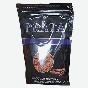 Кофе раств.сублим. с добавлением молотого PRATA 200г ZIP пакет