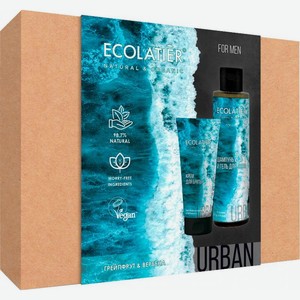 Набор подарочный Ecolatier Urban Men Care Гель для душа 200мл + крем для бритья 100мл