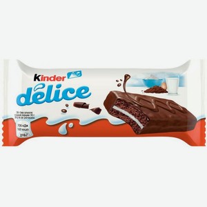 Пирожное Kinder Delice бисквитное в какао-глазури 39г