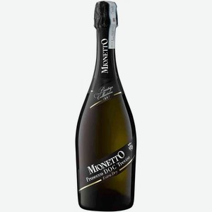 Вино игристое Mionetto Prosecco белое сухое 11 % алк., Италия, 0,75 л