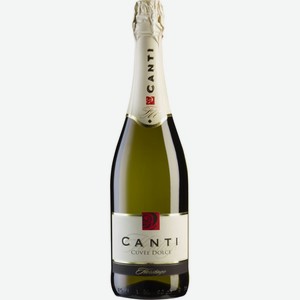 Вино игристое Canti Cuvee Dolce белое сладкое 7,5 % алк., Италия, 0,75 л