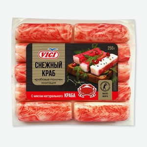 Палочки крабовые с мясом натурального краба VICI, 0,25 кг