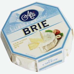 Сыр АЛТИ Бри с белой плесенью 60%, 0.125кг