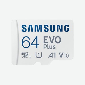 Карта памяти Samsung Evo Plus microsdxc 64GB Class 10 UHS-I (U1) + SD adapter (MB-MC64KA)