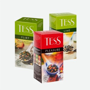 Чай TESS Pleasure/Флирт/Лайм 25пак.
