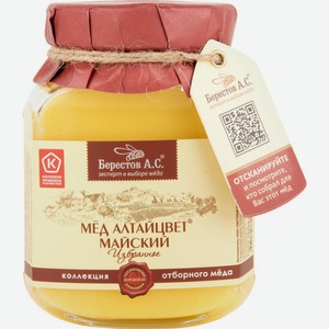 Мёд Алтайцвет Берестов А.С. Майский Избранное, 500 г
