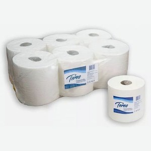 Полотенца бумажные Терес midi Comfort 190м 1-нослойная белый (упак.:6рул) (Т-0190)
