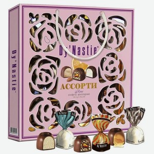  Конфеты шоколадные Dy Nastie Ассорти Rose 170 г