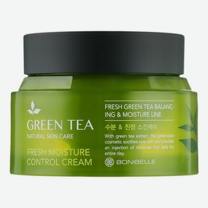Увлажняющий крем для лица с экстрактом зеленого чая Bonibelle Green Tea Fresh Moisture Control Cream 80мл