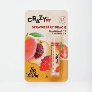Бальзам для губ Strawberry Peach с ароматом Клубничный Персик