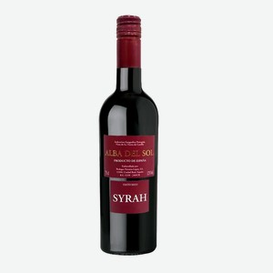 Вино  АЛЬБА ДЕЛЬ СОЛЬ СИРА  сортовое ординарное регион Кастилия-Ла-Манча красное сухое 0,75 л 12%