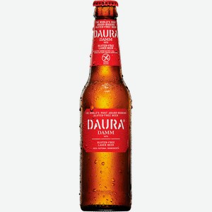 Пиво  Даура Дамм , Без глютена, 330 мл, Светлое, Фильтрованное