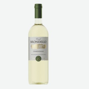 Вино Касале Бронделло Шардоне Терре Сичилиане сортовое ординарное белое сухое 0,75л 12,5%