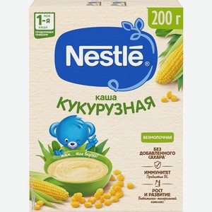 Каша Nestle Кукурузная безмолочная 200г