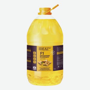 Подсолнечное масло Ideal F1 рафинированное дезодорированное 5 л