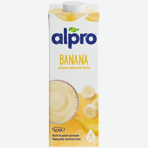 Напиток растительный Alpro соевый со вкусом банана 1.8%, 1 л