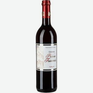Вино Chatelain Prince Francois Vin Rouge Moelleux красное сухое 11% 0,75 л Франция