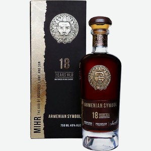 Коньяк Armenian Symbol 18 лет в подарочной упаковке, 0.75л Армения