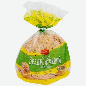Хлеб пшеничный Черемушки зерновой бездрожжевой в нарезке, 320 г