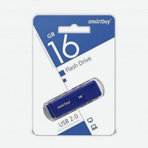 Флешка USB SMARTBUY Dock 16ГБ, USB2.0, синий [sb16gbdk-b]