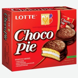 Пирожные Lotte Choco Pie зз6г 12шт*28г шоколадные
