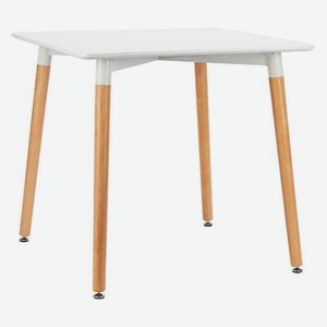 Обеденный стол Bradex Summer, 80х80 см, белый (FR 0403)
