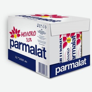 Молоко Parmalat Natura Premium ультрапастеризованное, 3.5%, 1 л, тетрапак (12 шт.)
