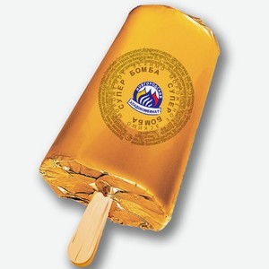 Мороженое  Золотая/Супер Бомба  эскимо 80г СЗМЖ